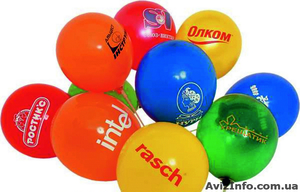 Шарики с печатью рисунка,  логотипа,  рекламы #871237