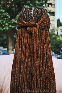 Афрокосички (афро,  колоски,  брэйды и т.д.) #858474