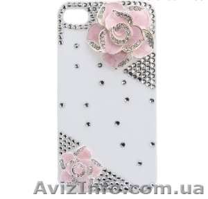 Женские чехлы со стразами для iphone 4  #866898