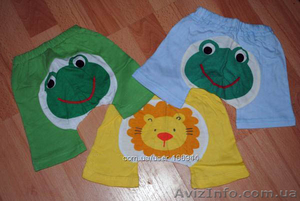 Шортики папа-мама,  весёлые расцветки. #888253