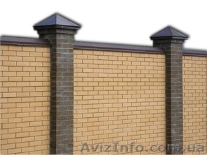 Плиты на кирпичные заборы и столбы Винница #888243