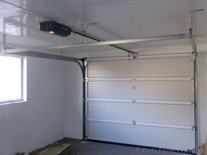 Ворота гаражные секционные автоматические #890320