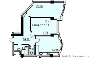 Продам 2-х комн. квартиру в строящемся доме СК