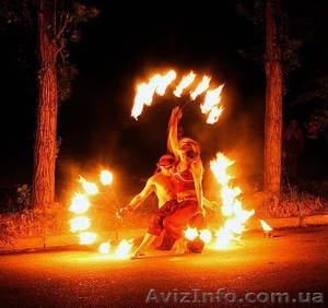 Фаер-шоу на свадьбу от Театра Огня 