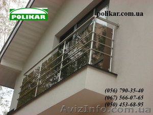 Металлические перила,  ограждения с коваными элементами #878660