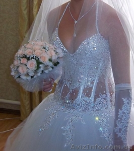 Весільна сукня , білого кольору #877160