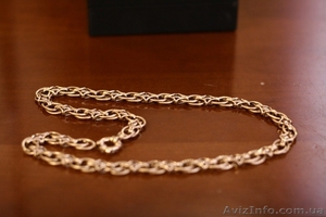 Шикарное Золотое колье #876866