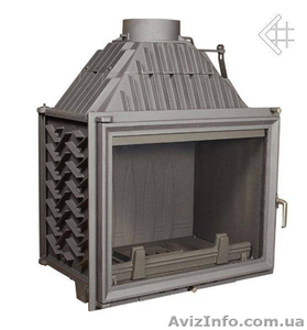 Чугунная каминная топка Kratki Amelia (25 кВт) #885766