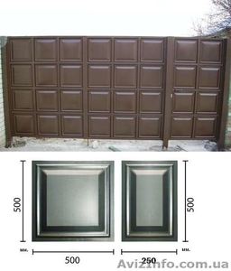филенчатые ворота на заказ в Харькове  #877287