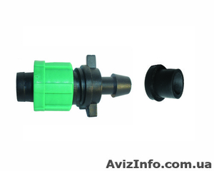 Стартовый фитинг с резинкой для капельной ленты #881087