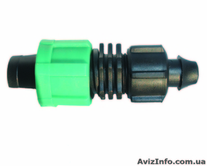 Фитинг ( стартер ) с поджимаемой гайкой для капельной ленты #881135
