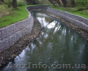 Габионы з оцинкованной металлической сетки  #890493