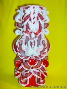 свечи свадебные резные ручной работы #877507