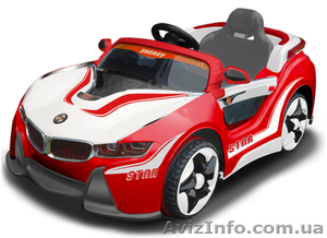 Продам Эксклюзив! Детски электромобиль BMW i8 Красный – Raspashonka #886653