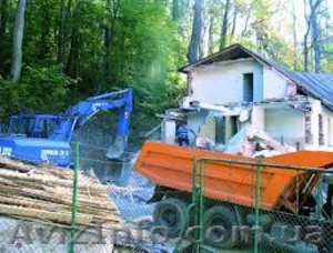 Демонтаж зданий домов конструкций Киев. Вывоз. #877436