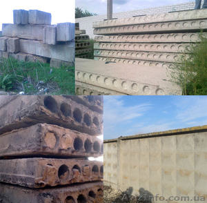 Плиты перекрытия,  фундаментные блоки фбс,  дорожные,  заборные,  стеновые,  ПКЖ  #881804