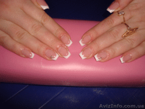 Акриловое наращивание ногтей от 100 грн. #874641