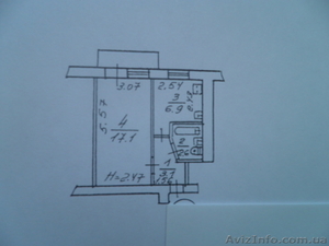 Собственник! Продам 1 комн. кв. возле М. Масельского #881430