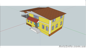 Жилой 2х этажный дом #889972