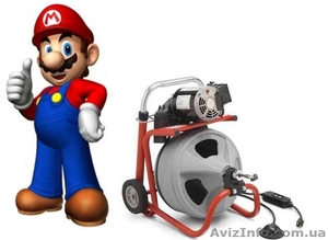 Прочистка  канализационных и сливных труб #901382