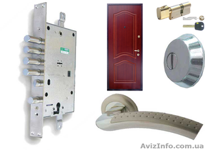 Установка, замена, врезка замков, ремонт, обшивка дверей, реставрация двери, покраска #900187