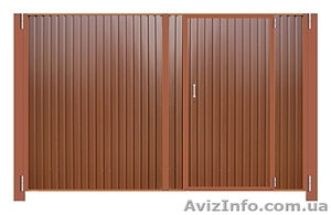 Ворота из профнастила  #904541