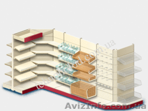 Торговое оборудование.металлические стеллажи!!!! #896028