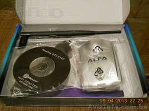 USB Wi-Fi адаптер ALFA AWUS036H(Realtek RTL8187L) + 7dbi #898358