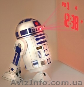 Будильник проекционный R2-D2 Звездные Войны #893205