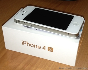 Продам Apple iPhone 4S 16gb WHITE + бонус  #906488