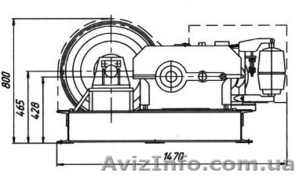 Лебедка электрическая монтажная ЛМ–5,  ЛМ-5А ,  грузоподъемность 5 тонн. #899942