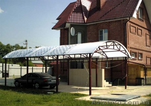 АВТОНАВЕС,  Навесы из поликарбоната  для автомобилей #901024