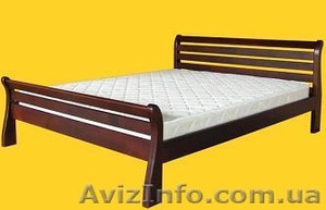 кровать  из массива ольхи Ретро #898064