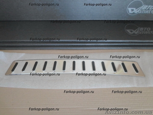 Накладки на задний бампер Chevrolet Aveo с 2006 г. #897522