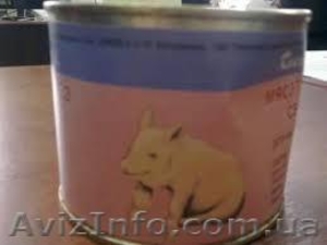 Тушенка свиная консервированая #901649