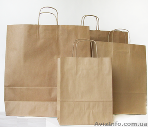 Бумажные крафт пакеты #903315