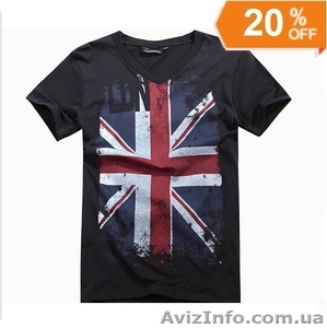 Футболка Английский флаг (Британский флаг) #898346