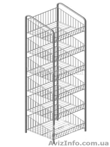  Продам торговельне обладнання. Стелаж  металевий  #920203