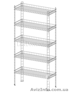 Продам торговельне обладнання. Стелаж  металевий  #920263