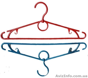 Плечики для одежды,  вешалки пластмассовые. Дешево. #915308