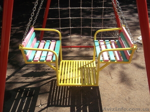 Качели для улицы,  детские,  4 в 1. Садовые качели. #921119