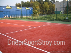Спортивные площадки. теннисный корт  #915398