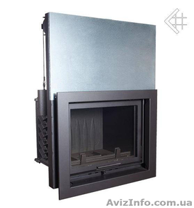 Топка для камина Kratki AMELIA 25 кВт с подъемом стекла вверх #913680