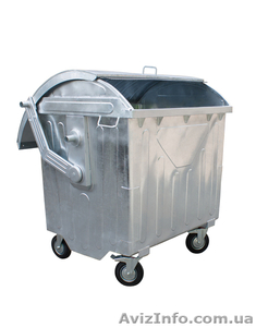 Контейнер для сбора ТБО со сдвижной крышкой на 1100 л. Со склада и под заказ #904193