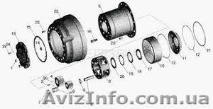 бортовая передача маз 6422, 5432, 6516, 6305 #908422