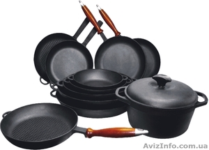Чугунная посуда,  чугунные сковороды по оптовым ценам. #910006