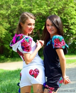 Футболка + шорты из велюра 