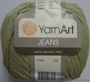 Пряжа хлопок Jeans от Yarn Art  #908147