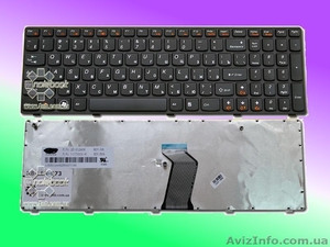 Клавиатура для ноутбука LENOVO G570AC G770 Z560 Z565 черная #911206
