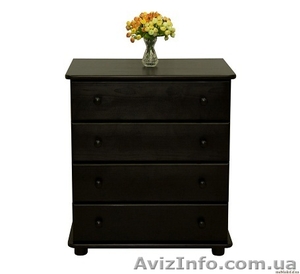 Кровать,  деревянная,  Лк- 124,  Скиф,  из массива хвойных пород деревьев. #916656